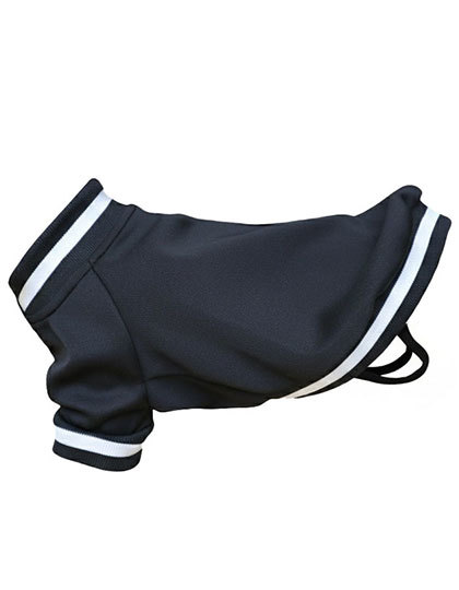 Portman & Pooch - Varsity Jacket - Black
