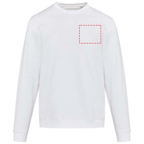Jasper 280 g/m² Pullover mit Rundhalsausschnitt aus recycelter Bio Baumwolle (OCS), unisex