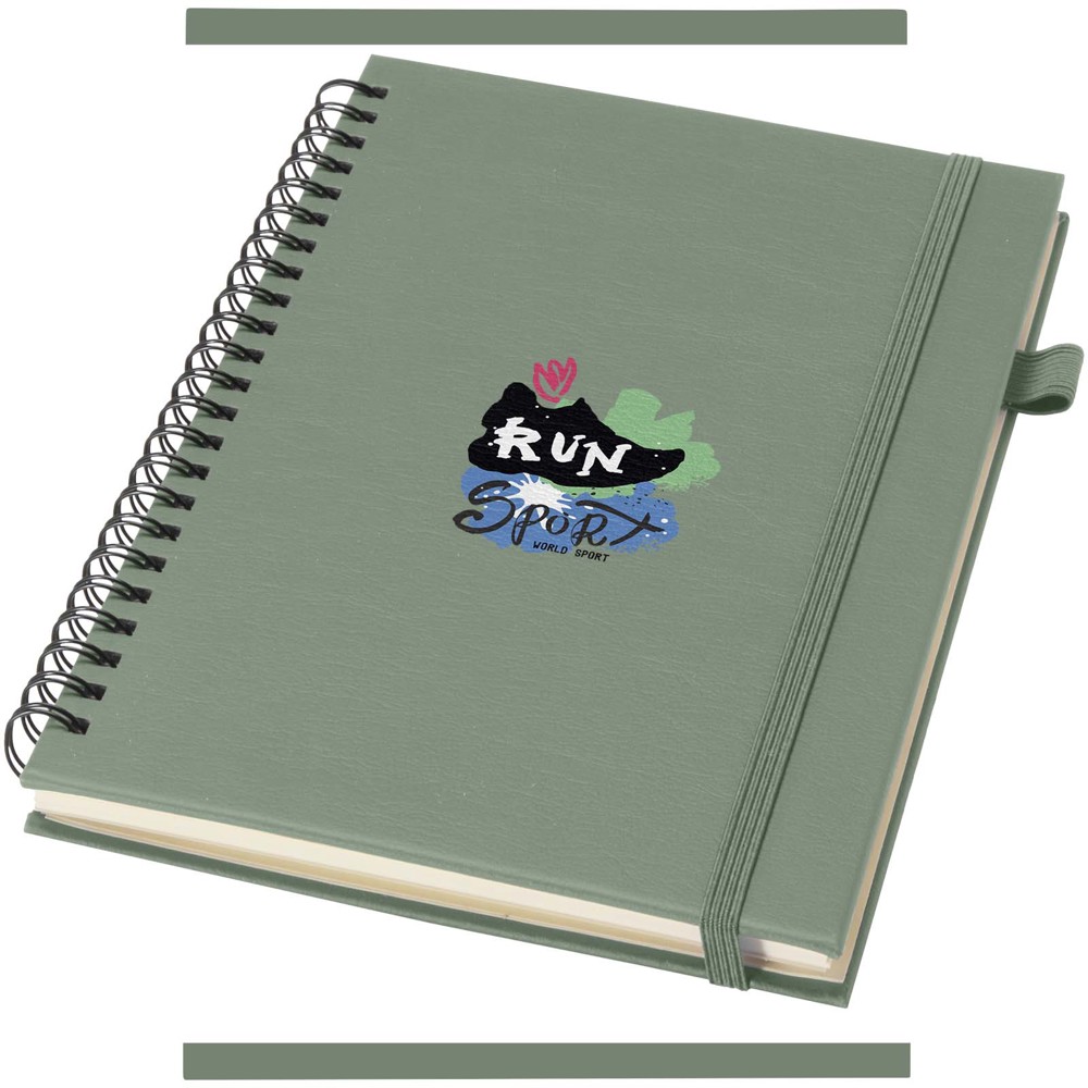 Liss A5 Hardcover Spiralnotizbuch aus recyceltem Kunststoff