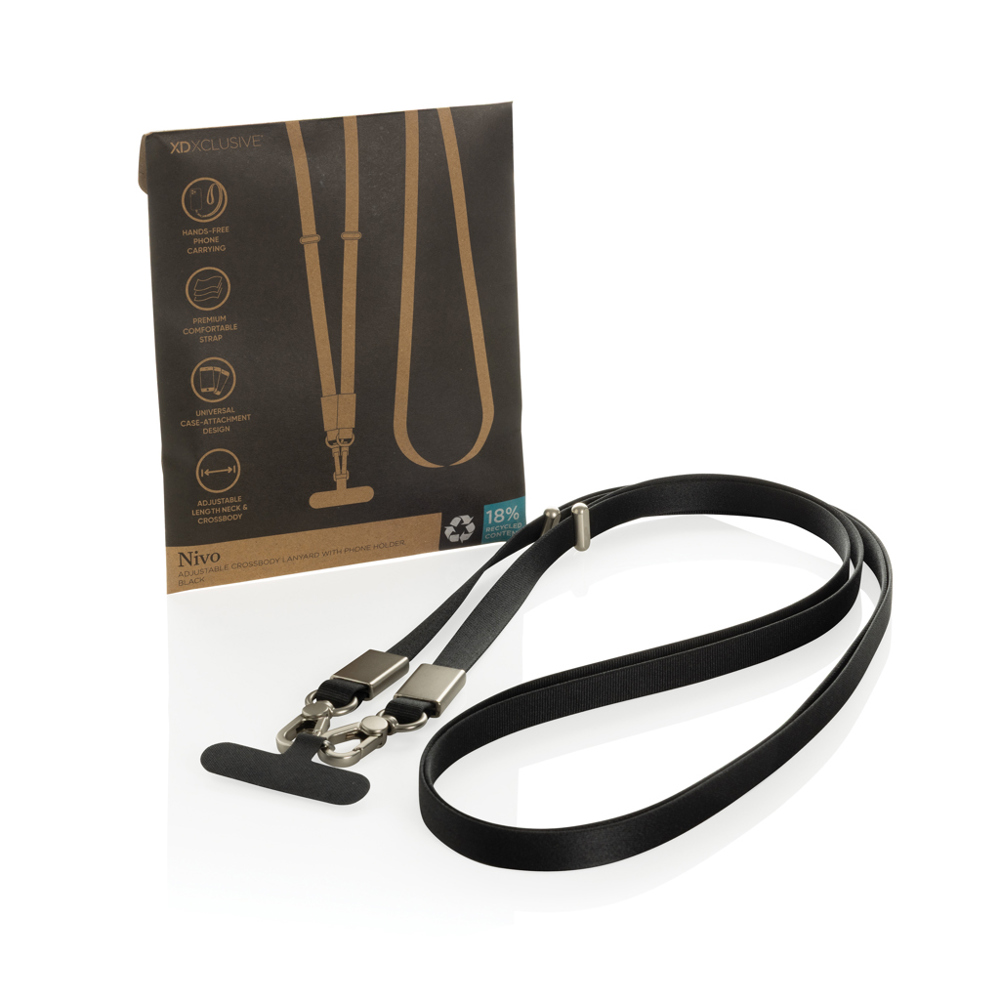 Nivo Crossbody-Handyband aus RCS recyceltem PET