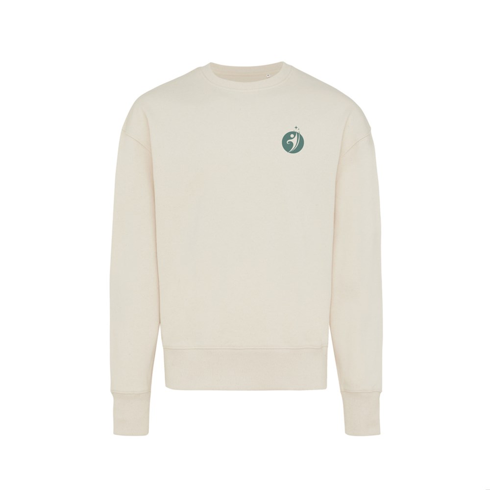 IQONIQ Kruger Relax-Rundhals-Sweater aus recycelt. Baumwolle