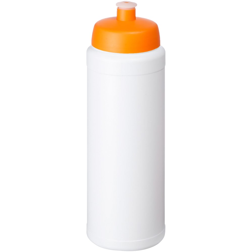Baseline® Plus 750 ml Flasche mit Sportdeckel - weiss, orange