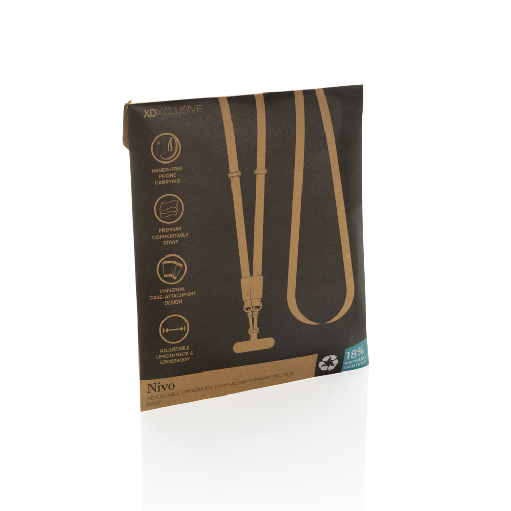 Nivo Crossbody-Handyband aus RCS recyceltem PET