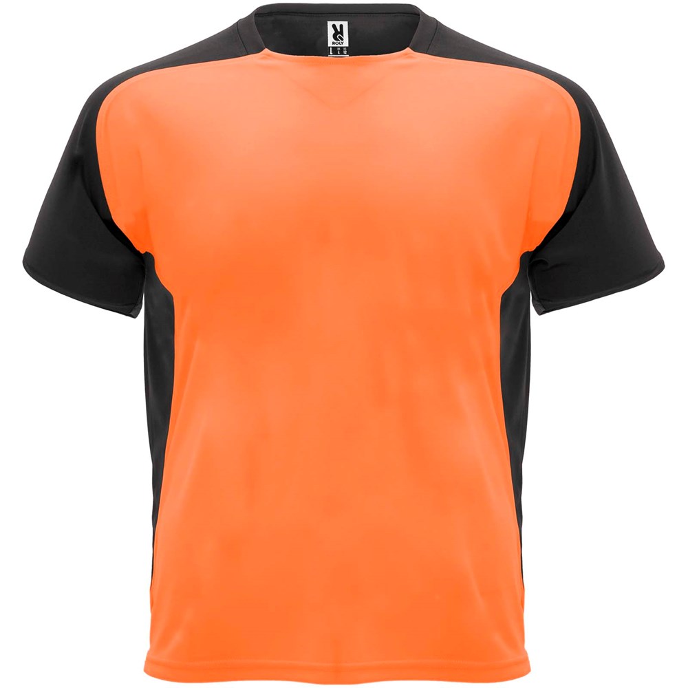 Bugatti Sport T-Shirt für Kinder - fluororange, schwarz