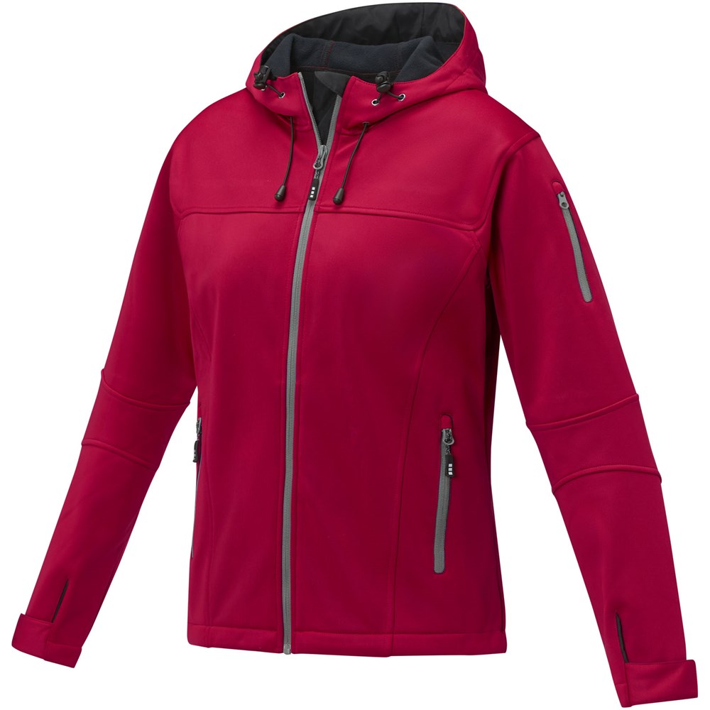 Match Softshelljacke für Damen - rot
