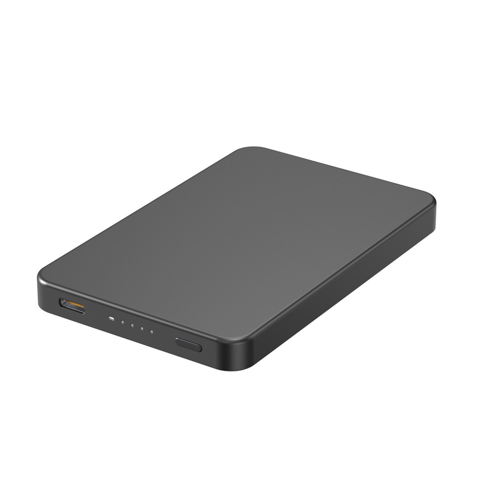 Urban Vitamin Marin 5.000mAh magnet. 15W Wireless Powerbank - schwarz (± PMS Black)