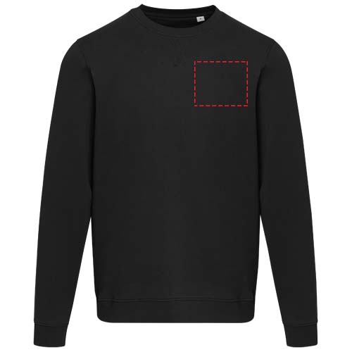 Jasper 280 g/m² Pullover mit Rundhalsausschnitt aus recycelter Bio Baumwolle (OCS), unisex