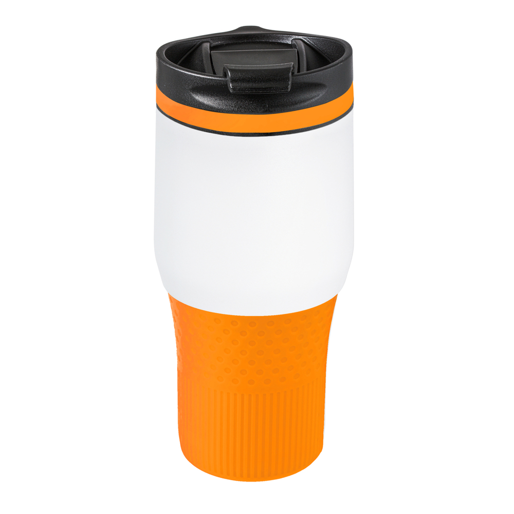 Thermobecher RETUMBLER-BAYAMO GRANDE CORPORATE - orange, weiß