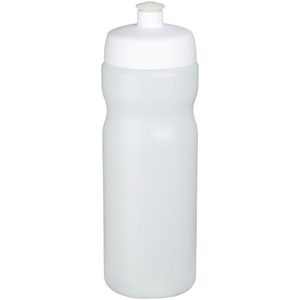Baseline® Plus 650 ml Sportflasche - transparent, weiss