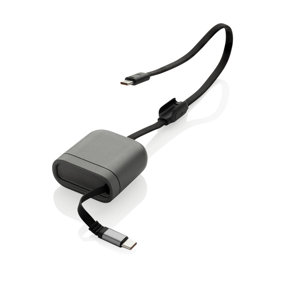 Spira RCS – recyceltes, einziehbares 100W-Schnellladekabel