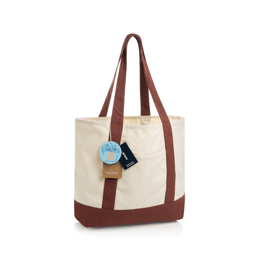 SHOP LOCAL AWARE™ Tasche aus recycelter Baumwolle, 350g/m²