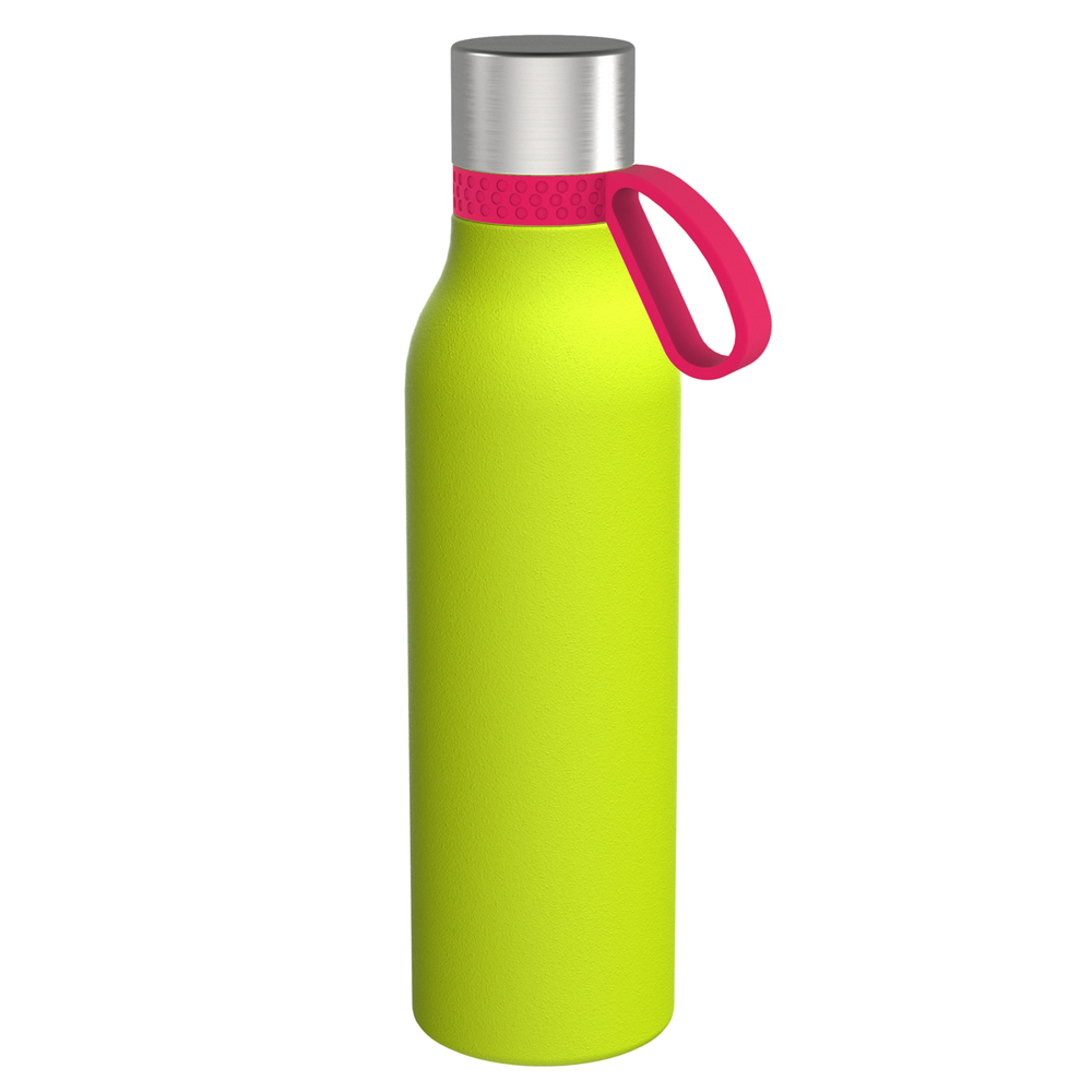 Trinkflasche RETUMBLER-myTOULON II 820 - magenta, hellgrün