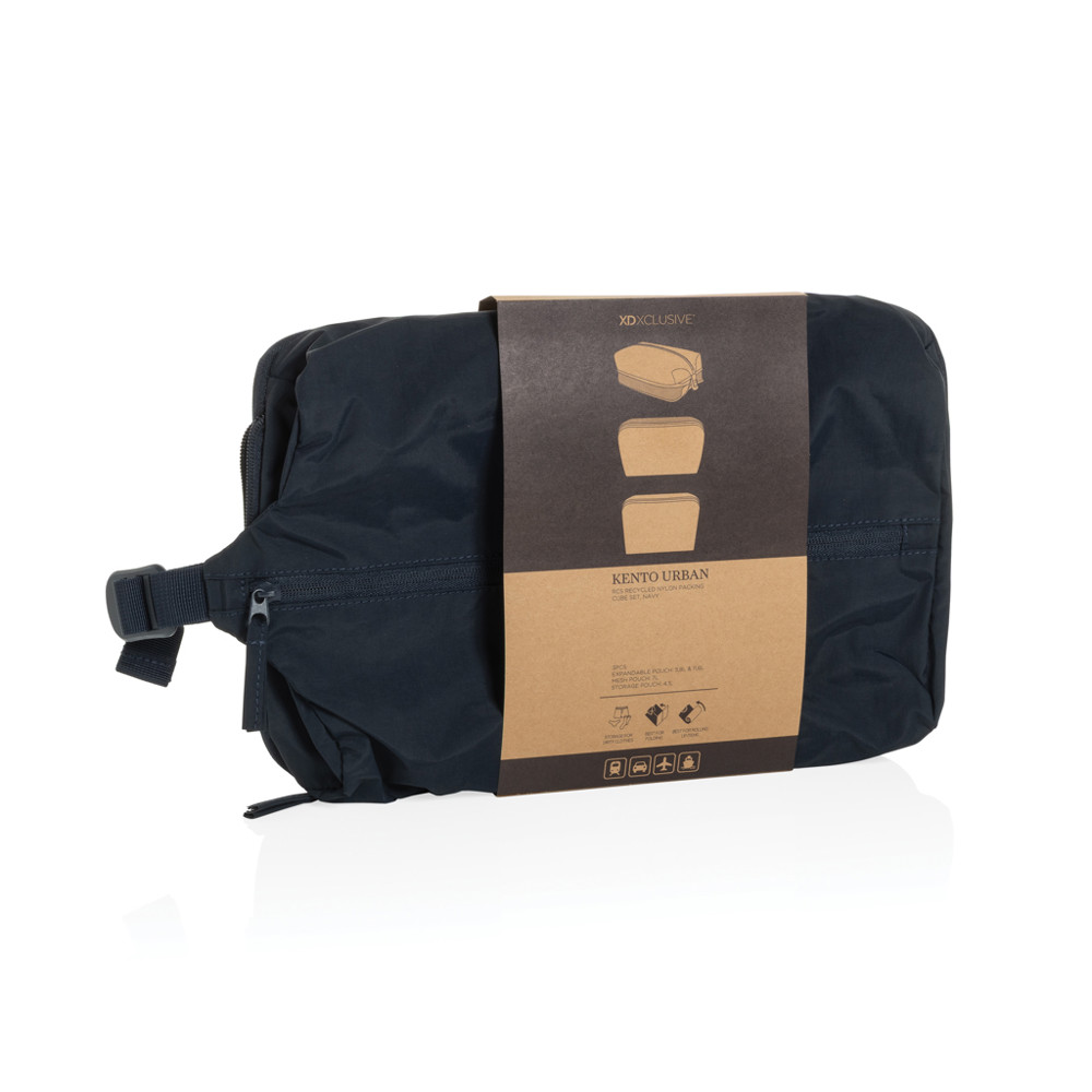 KENTO URBAN Packing Cube Set aus RCS recyceltem Nylon