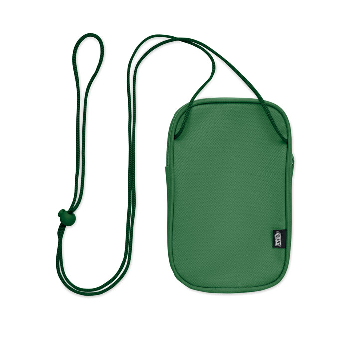 KOROVIN POUCH - Crossbody-Reisetasche RPET - Grün