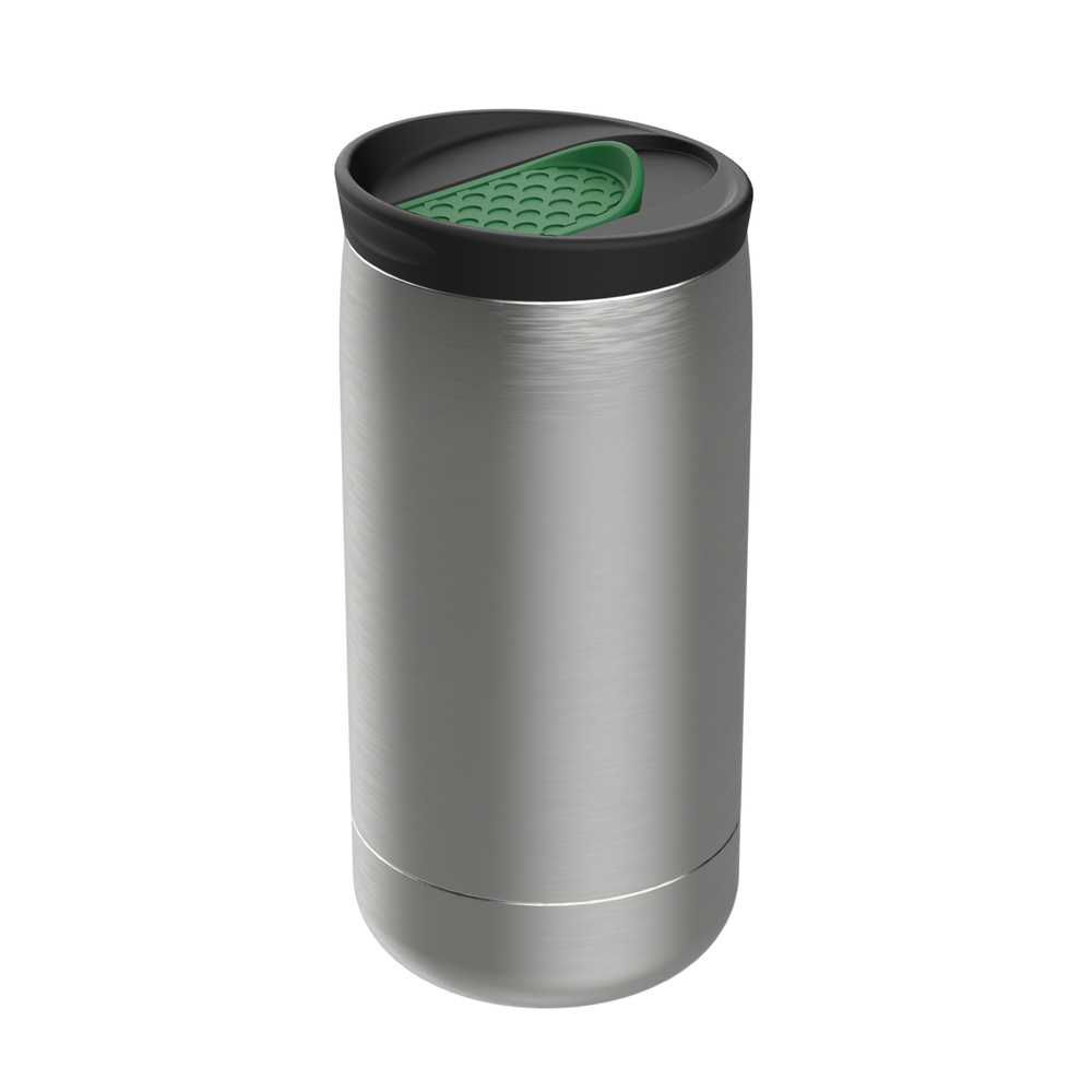 Thermobecher RETUMBLER-myNIZZA - schwarz, silber, grün