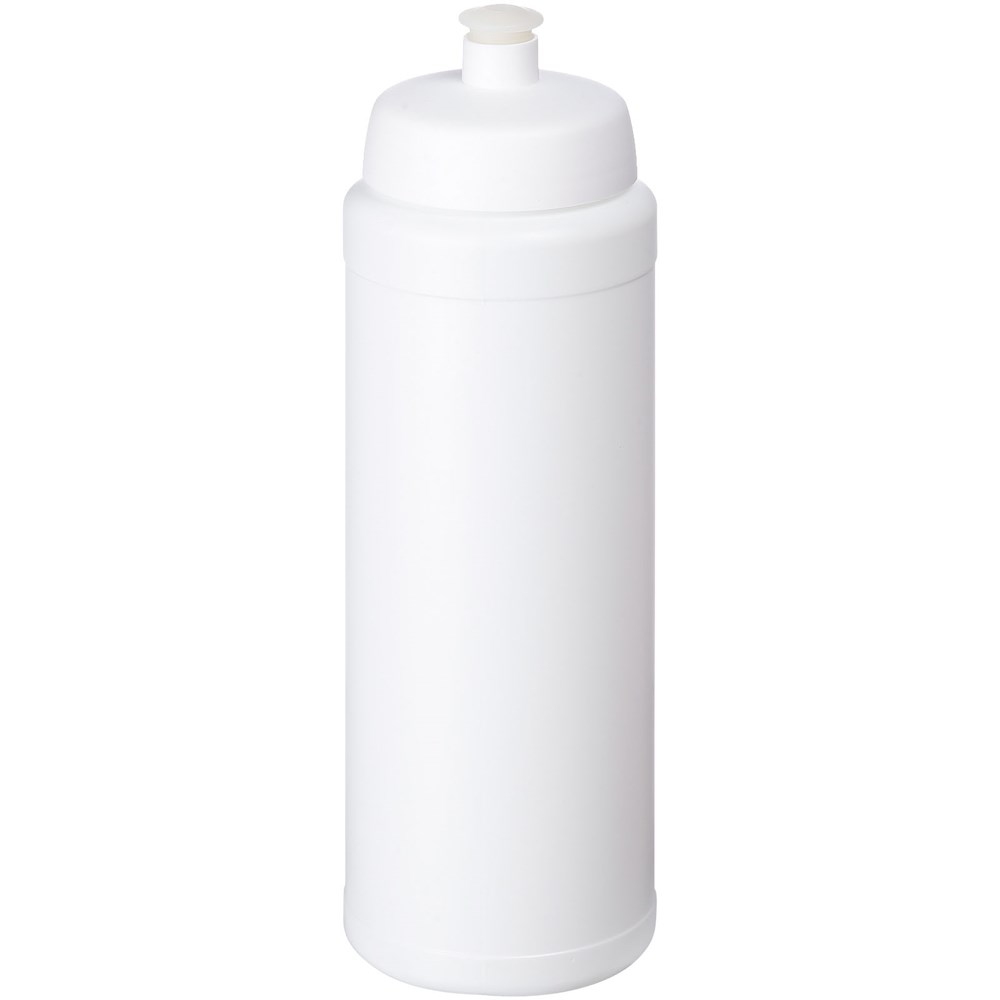 Baseline® Plus grip 750 ml Sportflasche mit Sportdeckel - weiss