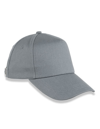 Result Headwear - 5-Panel Organic Cotton Cap - Grey