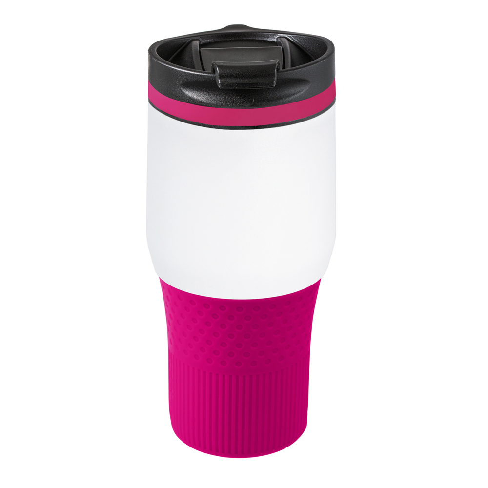 Thermobecher RETUMBLER-BAYAMO GRANDE CORPORATE - weiß, magenta