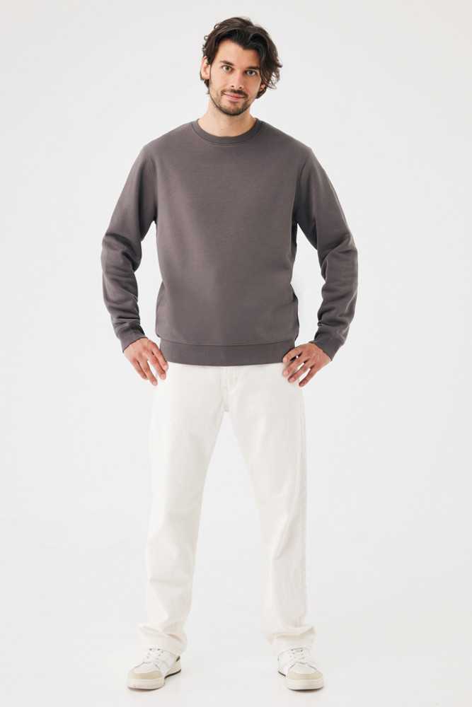 IQONIQ Torla Rundhals-Pullover aus recycelter Baumwolle