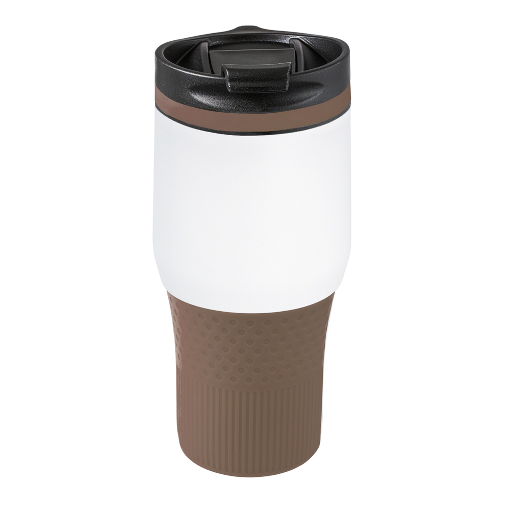 Thermobecher RETUMBLER-BAYAMO GRANDE CORPORATE - braun, weiß
