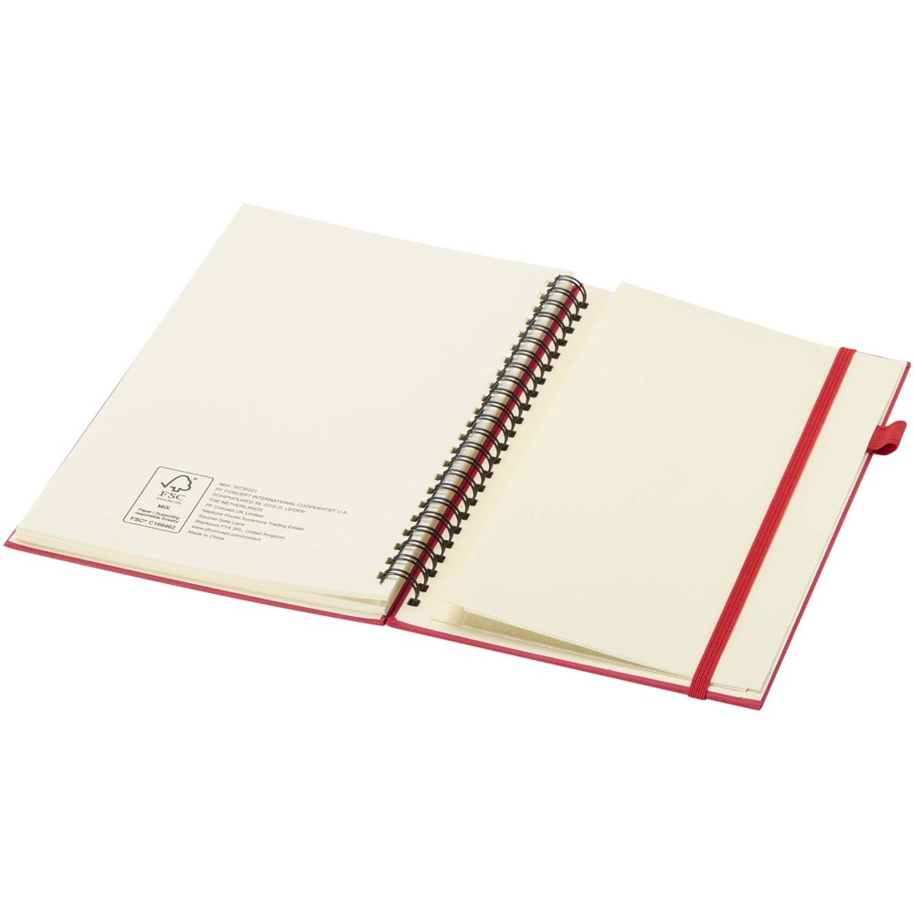 Liss A5 Hardcover Spiralnotizbuch aus recyceltem Kunststoff